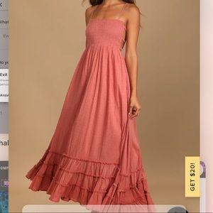 NEW LULUs Pink Maxi